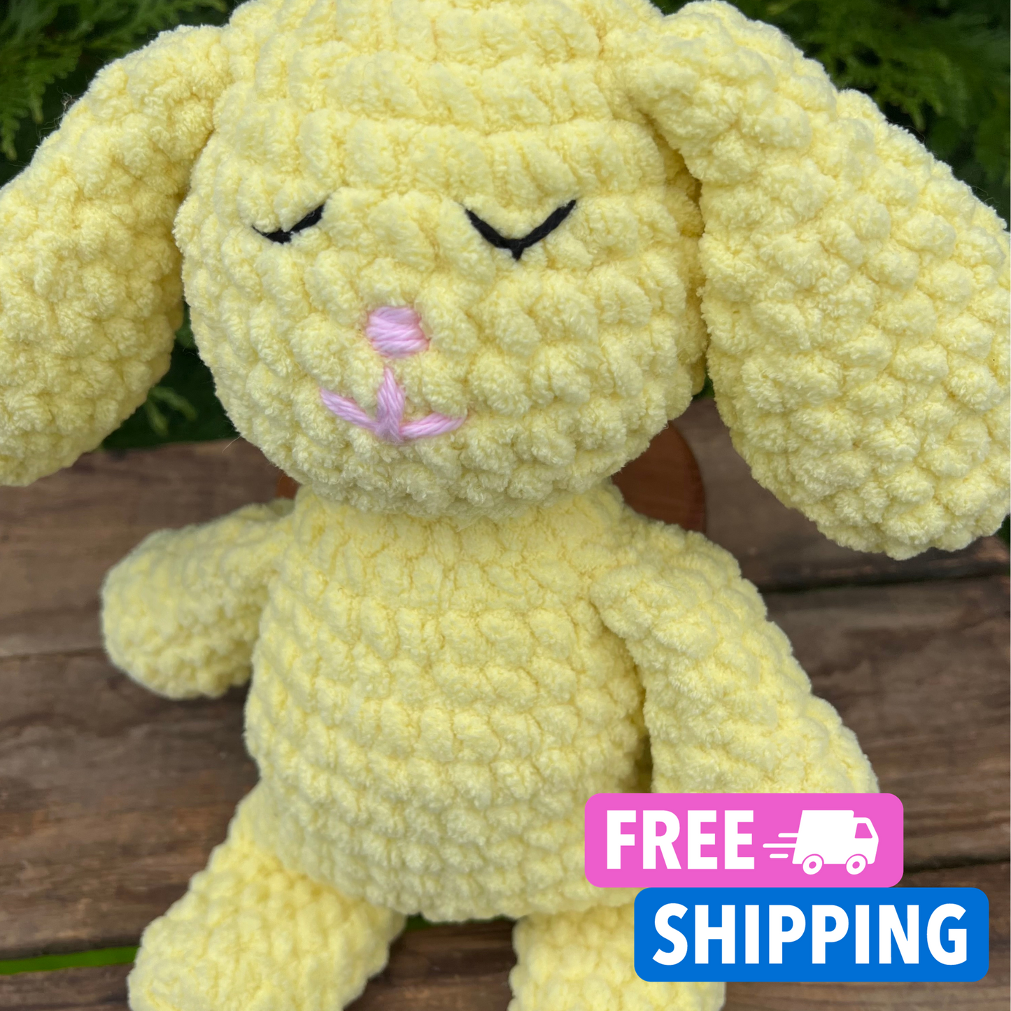 Bunny Plushie. Soft Bunny Amigurumi. READY TO SHIP Bunny Baby Shower Gift. Handmade crochet bunny for Nursery / Cute Bunny Plush /Bunny Toy