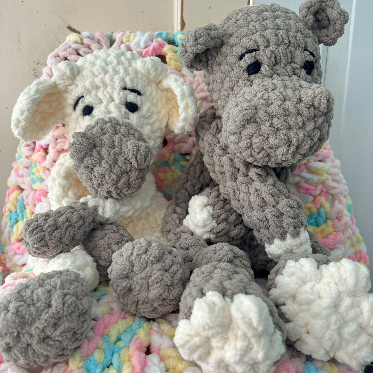 Cow Lovey Cuddle Toy. Handmade Cow Plushie. You Choose the Color!