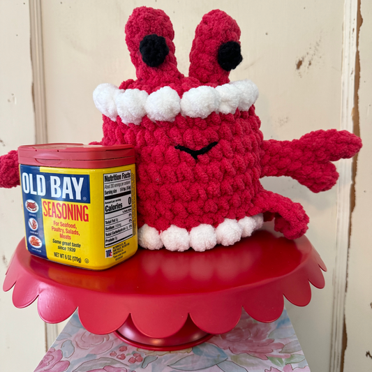Crab Cake / Crabcake soft toy / Maryland Crab Cake Gift