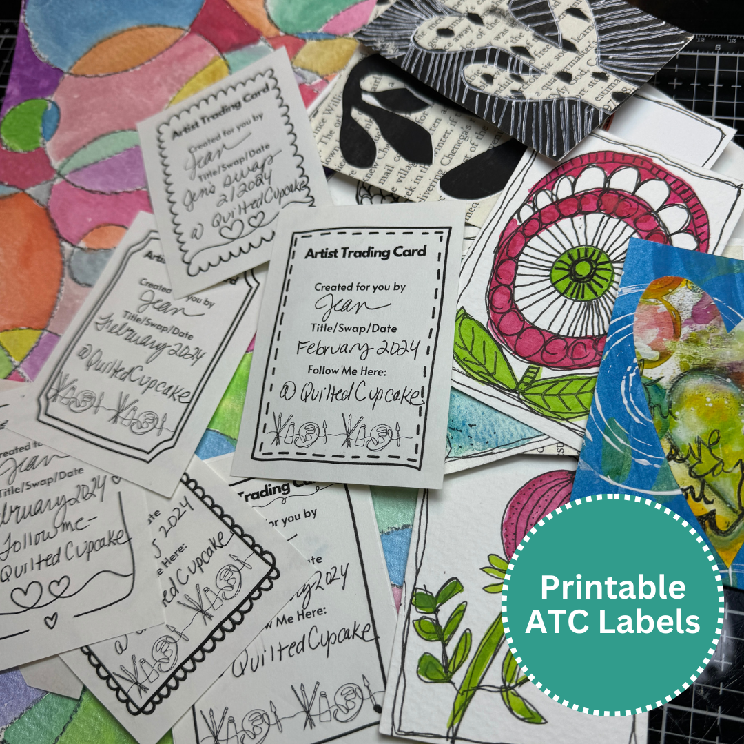 ATC Printable Labels by QuitledCupcake.com