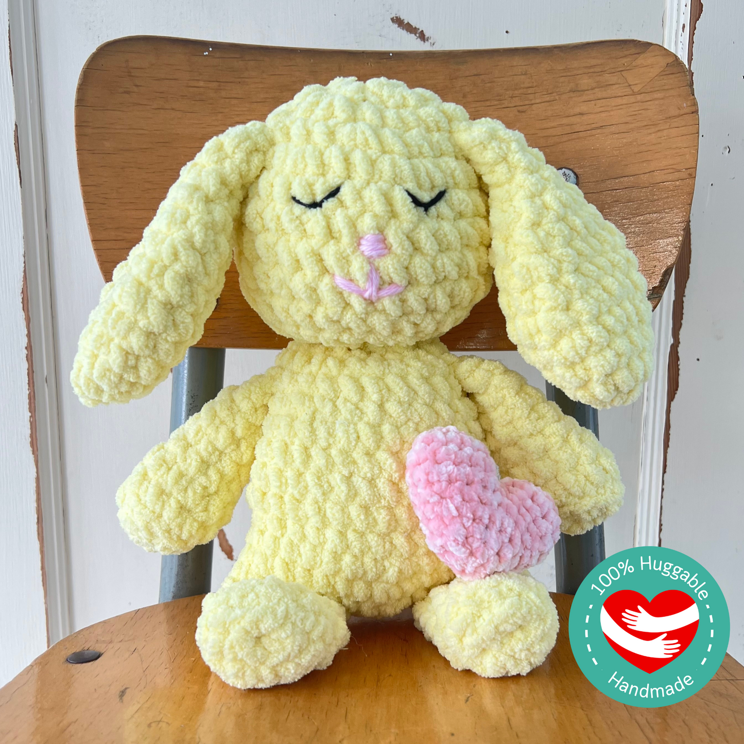 Bunny Plushie. Soft Bunny Amigurumi. READY TO SHIP Bunny Baby Shower Gift. Handmade crochet bunny for Nursery / Cute Bunny Plush /Bunny Toy