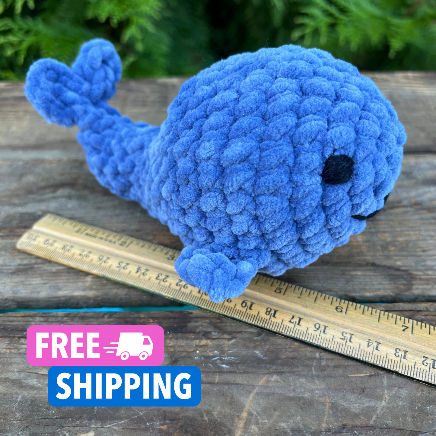 Whale Plushie.  Soft Whale Plush Amigurumi. READY TO SHIP Whale Shower Gift. Handmade crochet whale / Cute Whale Plush /Smiling Whale Toy