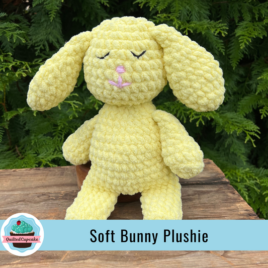 Bunny Plushie. Soft Bunny Amigurumi. READY TO SHIP Bunny Baby Shower Gift. Handmade crochet bunny for Nursery / Cute Bunny Plush /Bunny Toy