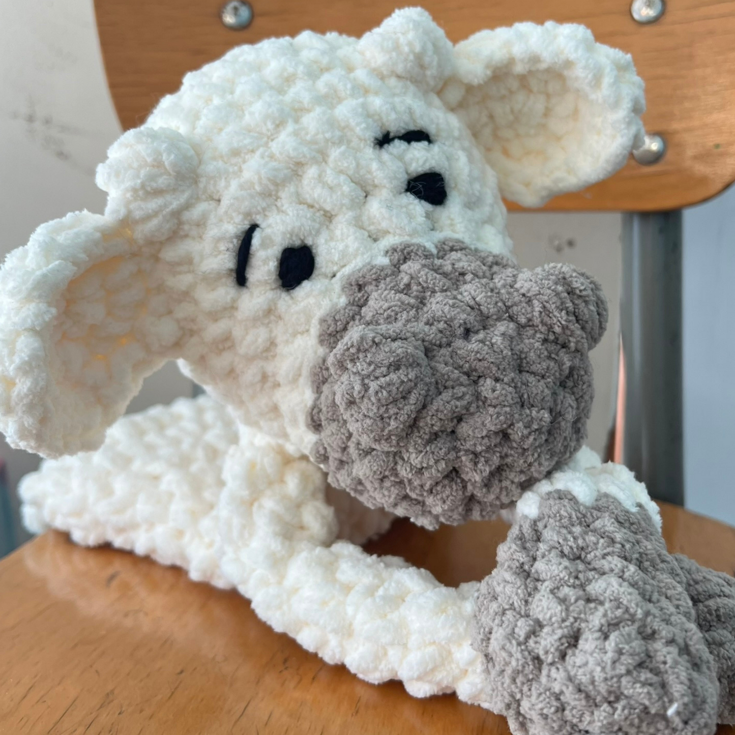 Cow Lovey Cuddle Toy. Handmade Cow Plushie. You Choose the Color!
