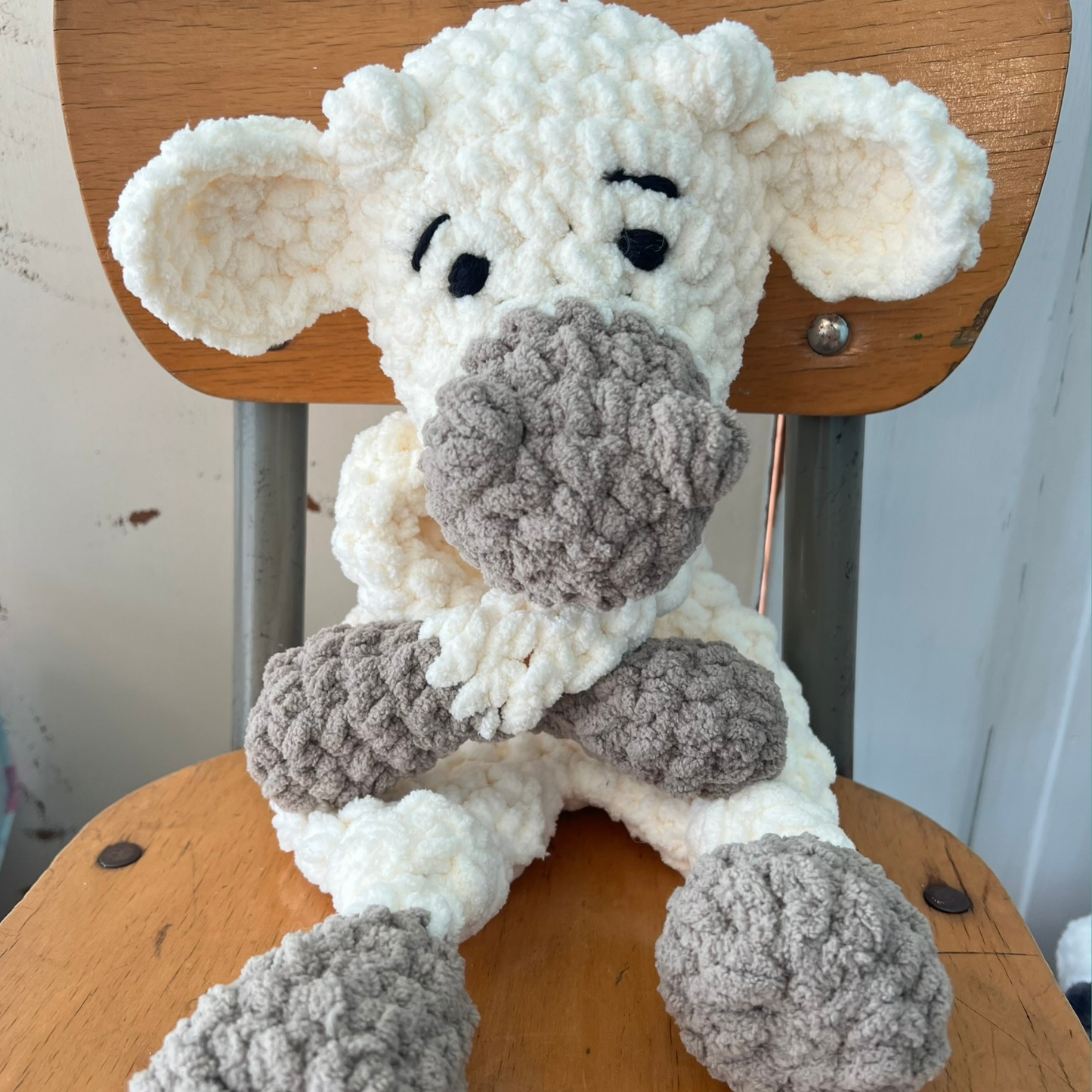 Cow Lovey Cuddle Toy. Handmade Cow Plushie. You Choose the Color!