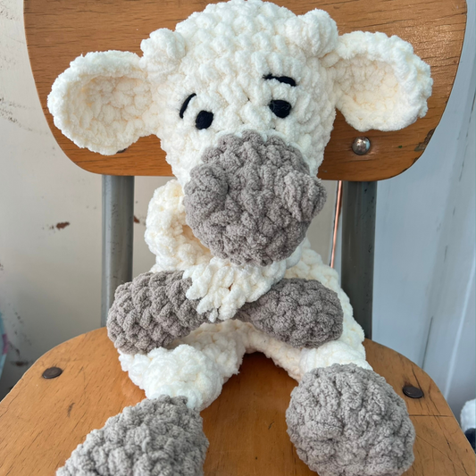 Cow Lovey Cuddle Toy. Handmade Cow Plushie. You Choose the Color!
