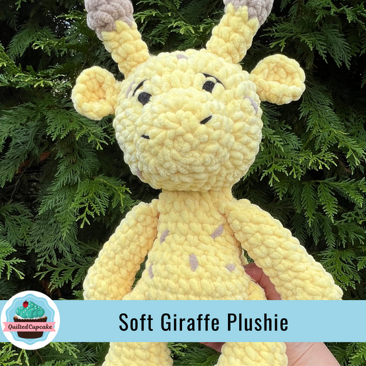 Giraffe Plushie.  Soft Giraffe Amigurumi. READY TO SHIP Giraffe Baby Shower Gift. Handmade crochet Giraffe for Nursery / Cute Giraffe Plush